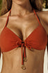 Luli Fama Bamboo Sands Molded Push Up Bandeau Halter Top